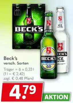 Getränkeland Beck's Angebot
