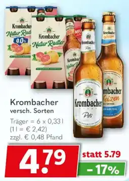 Getränkeland Krombacher Angebot
