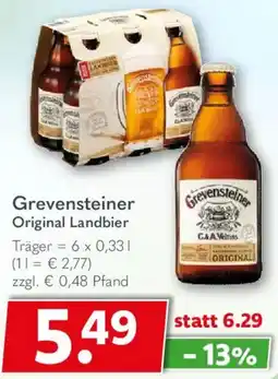Getränkeland Grevensteiner Original Landbier Angebot