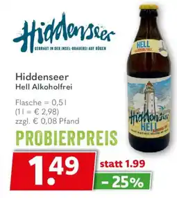 Getränkeland Hiddenseer Hell Alkoholfrei Angebot