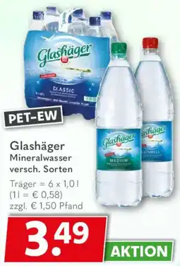 Getränkeland Glashäger Mineralwasser Angebot