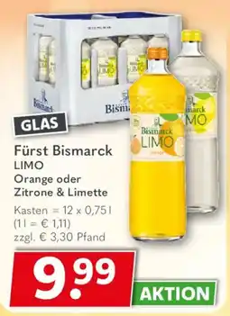 Getränkeland Fürst Bismarck LIMO Angebot