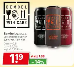 Getränkeland Bembel Apfelwein Angebot