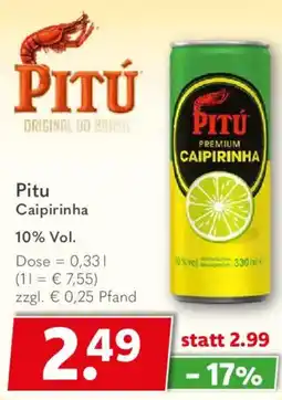Getränkeland Pitu Caipirinha Angebot