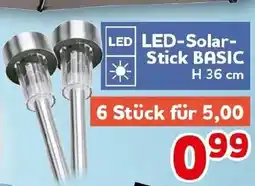 CENTERSHOP LED-Solar- Stick BASIC Angebot