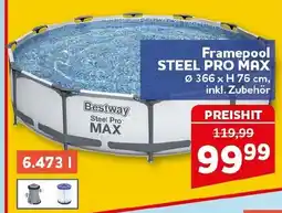 CENTERSHOP Bestway Framepool STEEL PRO MAX Angebot