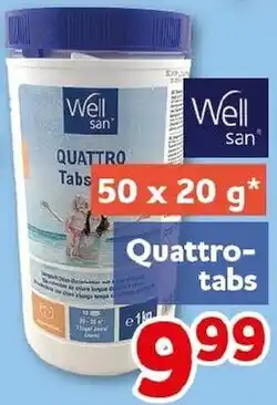 CENTERSHOP Well san Quattrotabs Angebot