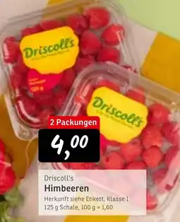 KONSUM Driscoll's Himbeeren Angebot