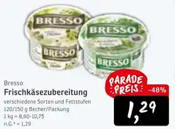 KONSUM Bresso Frischkäsezubereitung Angebot