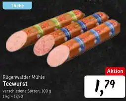 KONSUM Rügenwalder Mühle Teewurst Angebot