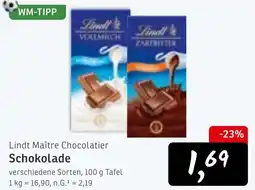 KONSUM Lindt Maître Chocolatier Schokolade Angebot