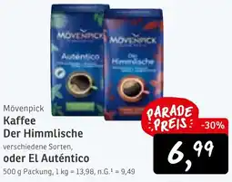 KONSUM Mövenpick Kaffee Der Himmlische oder El Auténtico Angebot