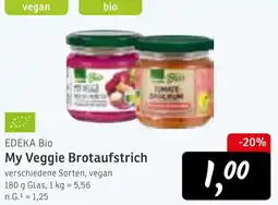 KONSUM EDEKA Bio My Veggie Brotaufstrich Angebot