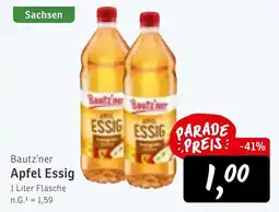 KONSUM Bautz'ner Apfel Essig Angebot
