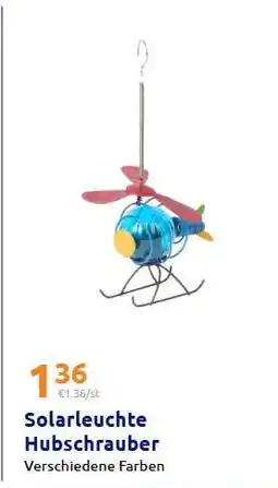 Action Solarleuchte Hubschrauber Angebot