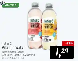 KONSUM hohes C Vitamin Water Angebot