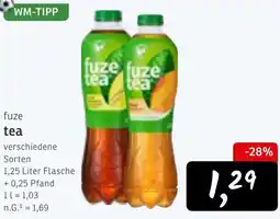KONSUM fuze tea Angebot
