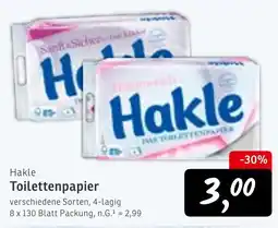 KONSUM Hakle Toilettenpapier Angebot