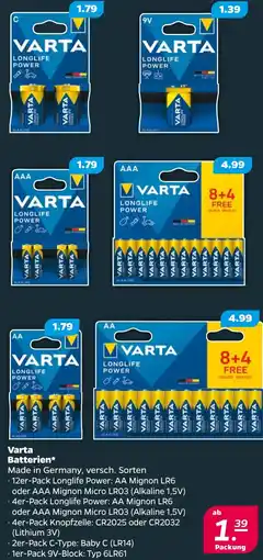 Netto Varta Batterien Angebot