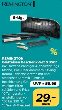 Netto REMINGTON Glätteisen Geschenk-Set S 350 Angebot