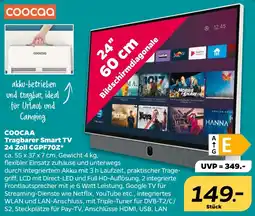 Netto COOCAA Tragbarer Smart TV 24 Zoll CGPF70Z Angebot