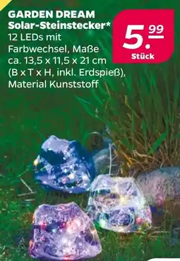 Netto GARDEN DREAM Solar-Steinstecker Angebot