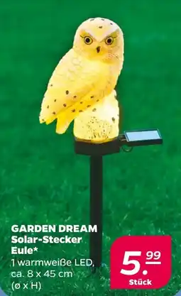 Netto GARDEN DREAM Solar-Stecker Eule Angebot