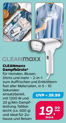 Netto CLEANmaxx Dampfbürste Angebot