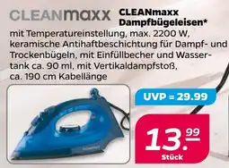 Netto CLEANmaxx Dampfbügeleisen Angebot