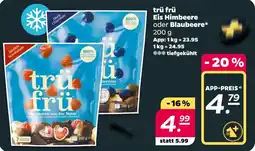 Netto trü frü Eis Himbeere oder Blaubeere Angebot