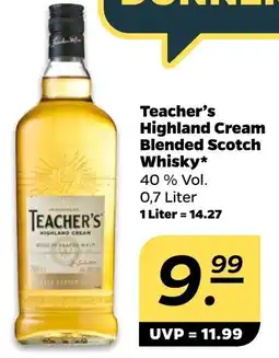 Netto Teacher's Highland Cream Blended Scotch Whisky Angebot