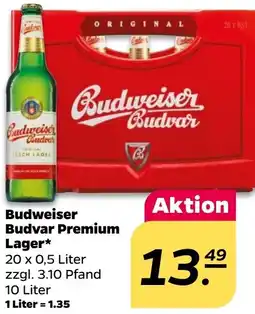 Netto Budweiser Budvar Premium Lager Angebot