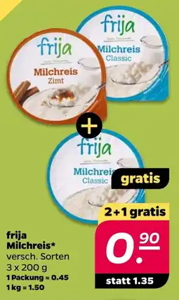 Netto frija Milchreis Angebot