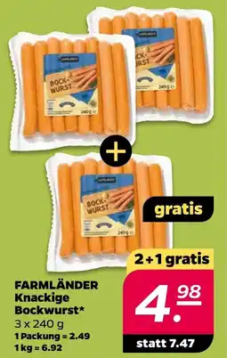 Netto FARMLÄNDER Knackige Bockwurst Angebot