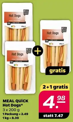 Netto MEAL QUICK Hot Dogs Angebot