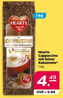 Netto Hearts Cappuccino mit feiner Kakaonote Angebot