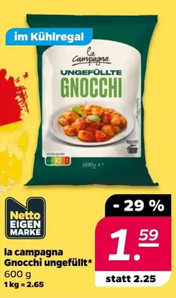 Netto la campagna Gnocchi ungefüllt Angebot