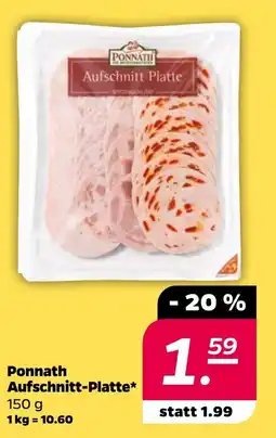 Netto Ponnath Aufschnitt-Platte Angebot
