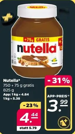 Netto Nutella Angebot