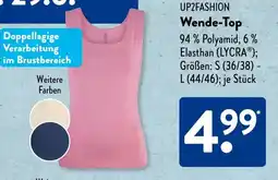 Aldi Süd UP2FASHION Wende-Top Angebot