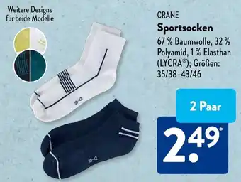 CRANE Sportsocken