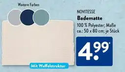 Aldi Süd NOVITESSE Badematte Angebot
