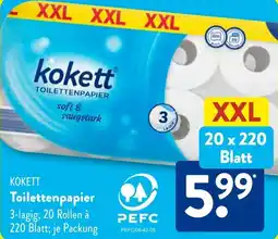 Aldi Süd KOKETT Toilettenpapier Angebot