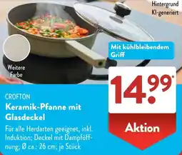 Aldi Süd CROFTON Keramik-Pfanne mit Glasdeckel Angebot