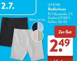 Aldi Süd LILY & DAN Radlerhose Angebot