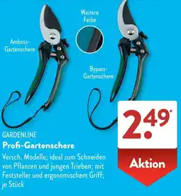 Aldi Süd GARDENLINE Profi-Gartenschere Angebot