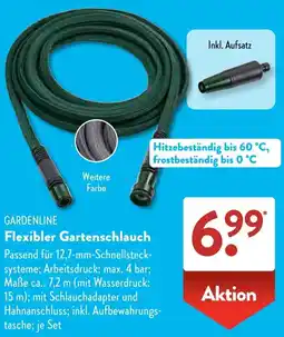 Aldi Süd GARDENLINE Flexibler Gartenschlauch Angebot