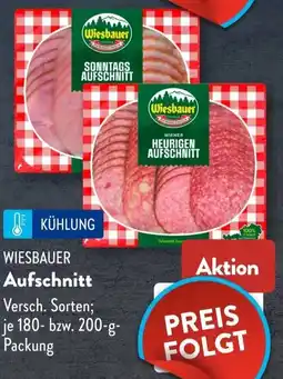 Aldi Süd WIESBAUER Aufschnitt Angebot