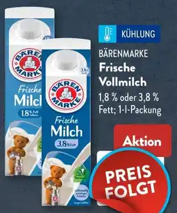 Aldi Süd BÄRENMARKE Frische Vollmilch Angebot
