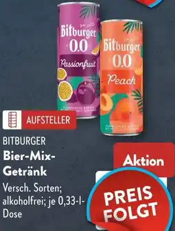 Aldi Süd BITBURGER Bier-Mix Getränk Angebot